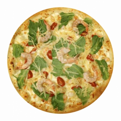 Пицца "Цезарь с креветками", 41 см